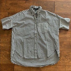 Madewell Contrast Gingham Courier Shirt
